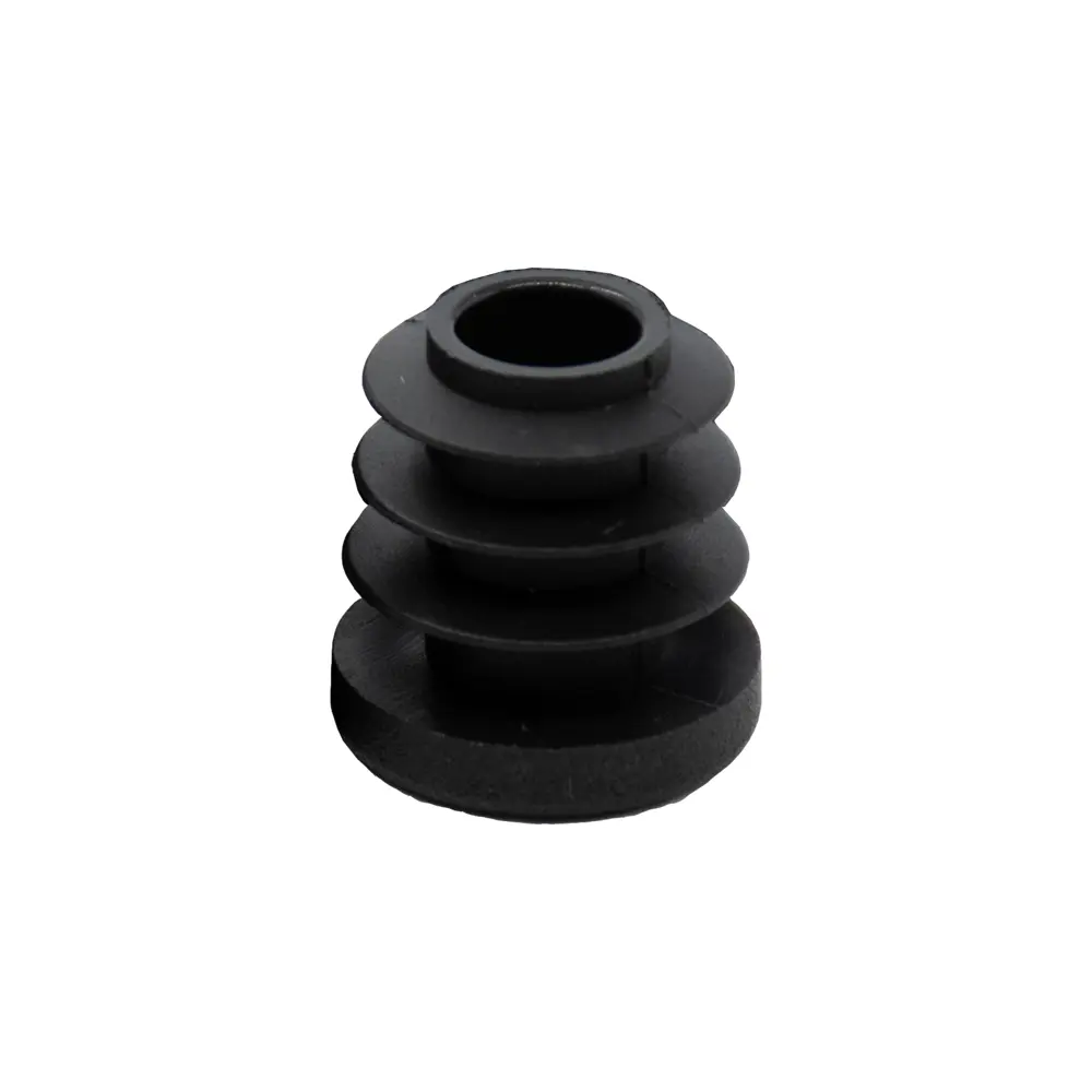 Заглушка на мебельную ножку KONSENSA 14 мм круглые пластик цвет черный 4 шт STLM-2162008 - Вид №1