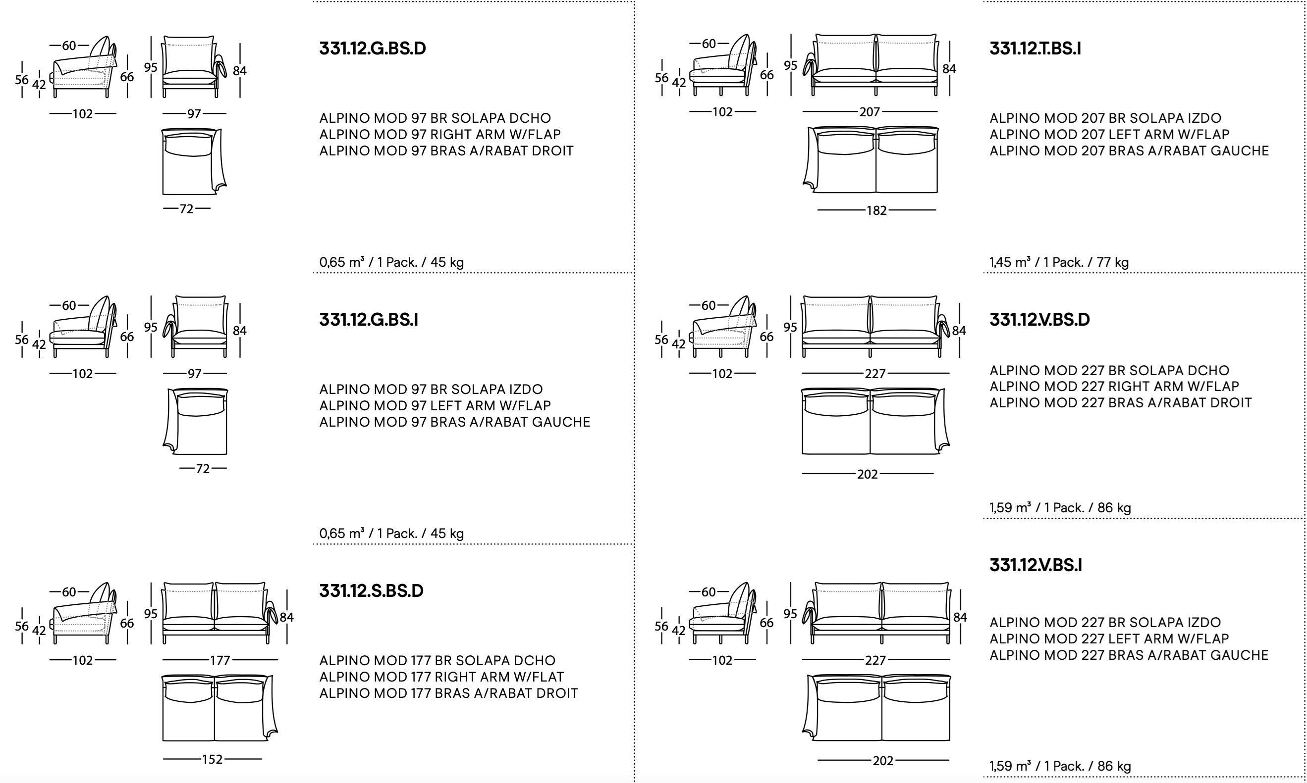 Диван с полуостровом SANCAL Альпийский ARCH-00149296 - Вид №3