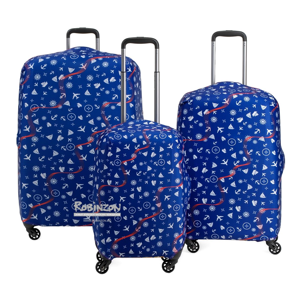 SP240 Traveler-L/XL Чехол для чемодана большой Traveler L/XL Routemark SP240  - Вид №7