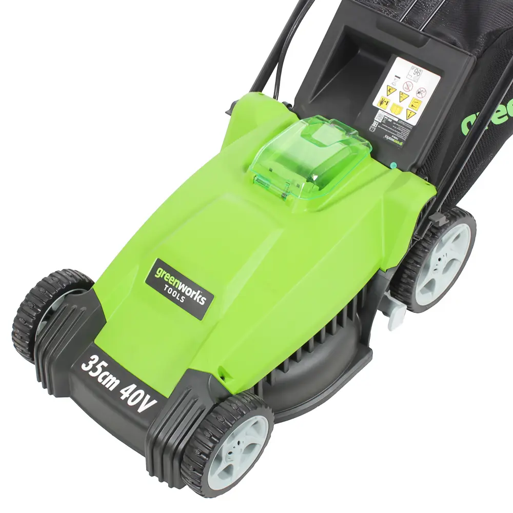 Газонокосилка аккумуляторная GreenWorks G40LM35 40 В 40 см АКБ и ЗУ не входит в комплект STLM-2009374 - Вид №2
