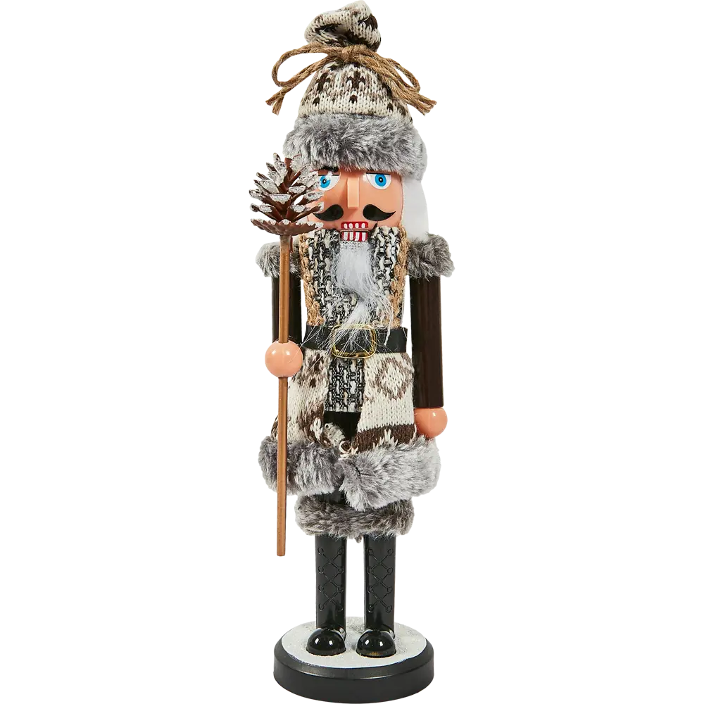 87547372 Декоративная фигура пластиковая Щелкунчик в коричневом 28см STLM-1324638 Santreyd Christmas - Вид №2