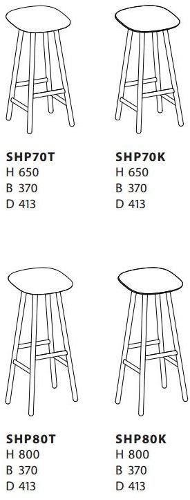 Karl Andersson Высокий деревянный табурет Shell sun-id-1508086 - Вид №8
