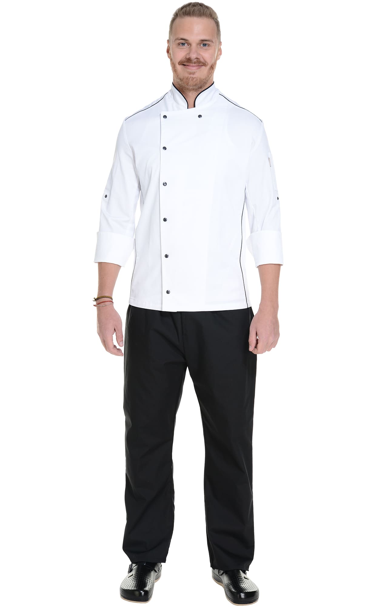 62619 Китель поварской white RICON  Одежда для поваров  размер 58 (XXXXL)  - Вид №10