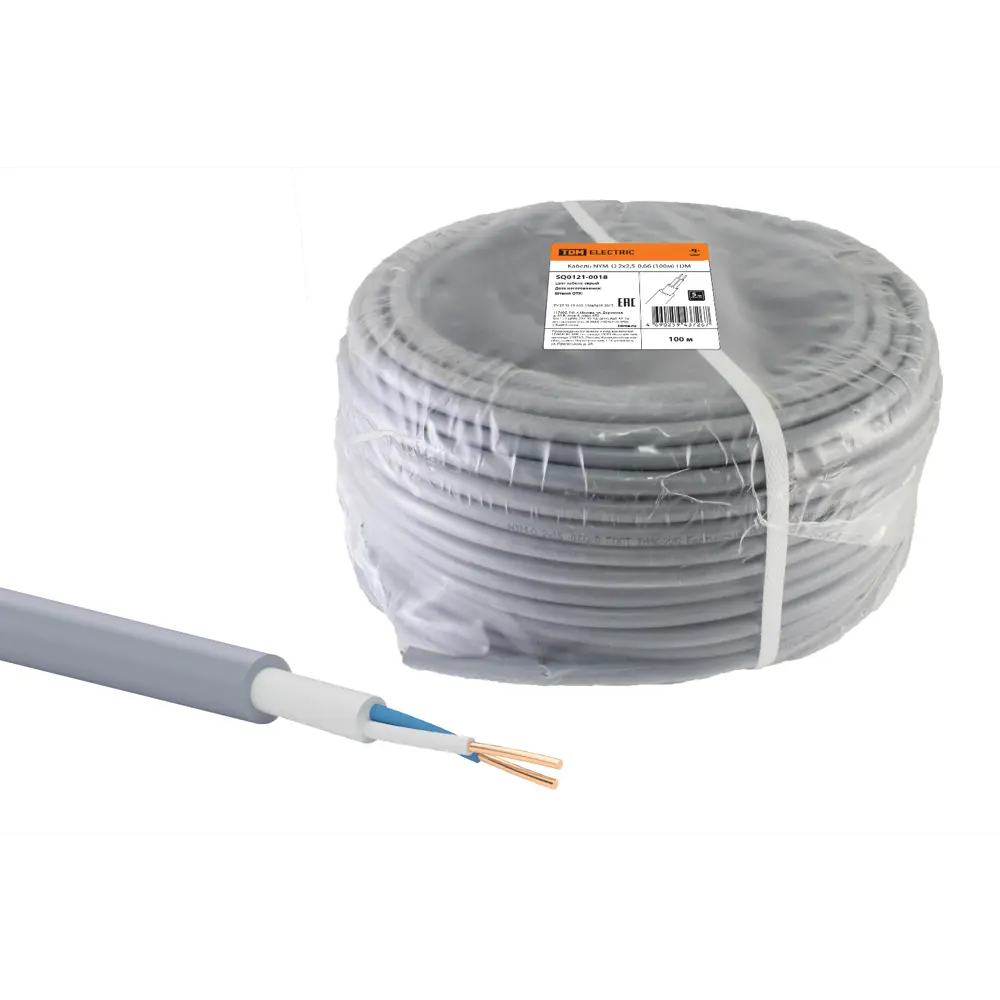 Кабель Tdm Electric NYM 2x2.5 100 м ГОСТ цвет серый STLM-2184414 - Вид №2