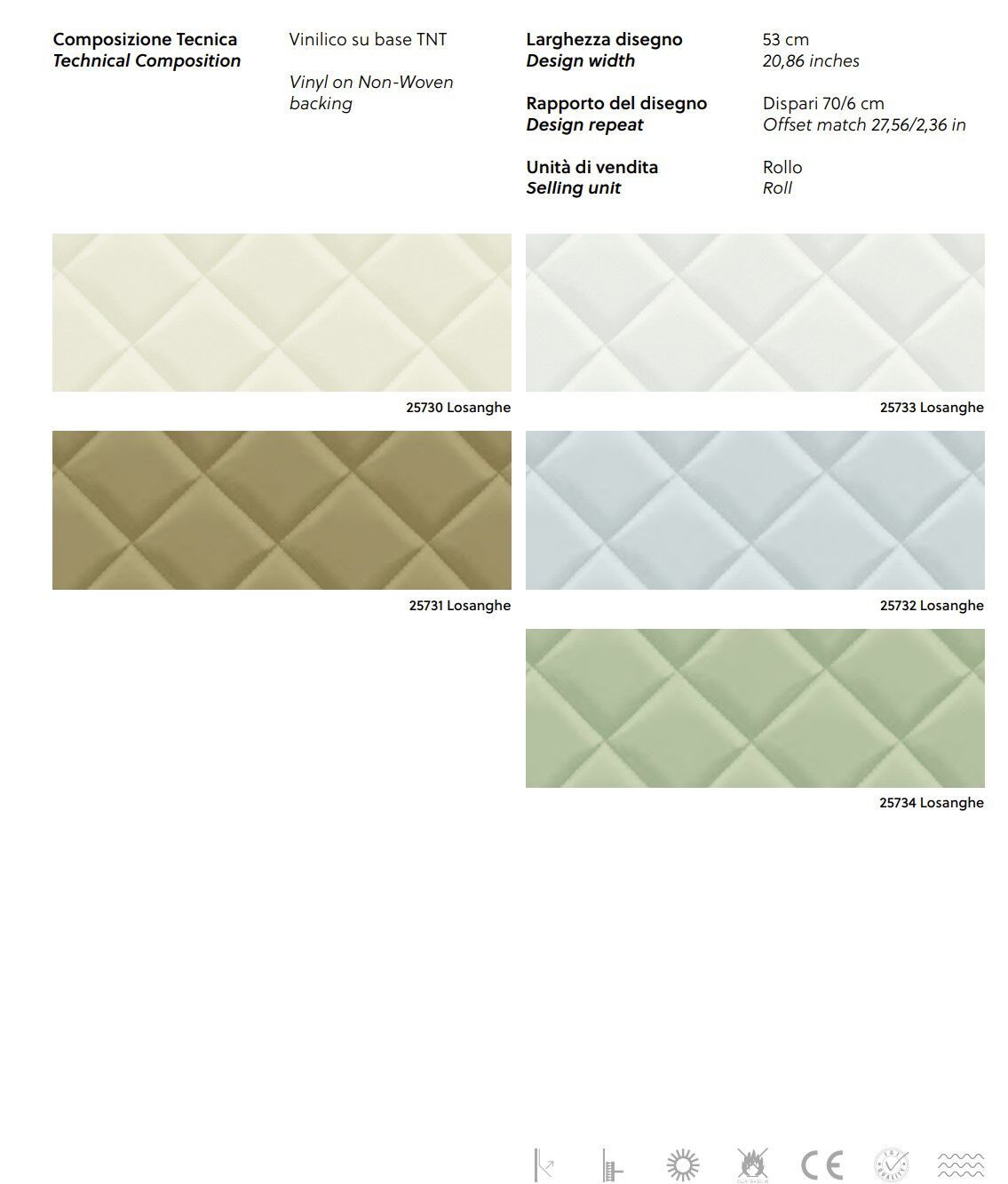 Геометрические обои Jannelli&Volpi ALTAGAMMA MATERIC ARCH-00119956 - Вид №2