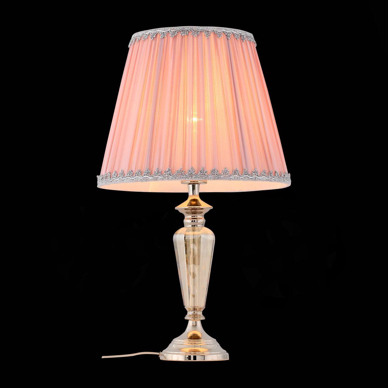 Настольная лампа ST Luce Vezzo SL965.104.01 ST LUCE КЛАССИЧЕСКИЕ 221133 Прозрачный;розовый  - Вид №3