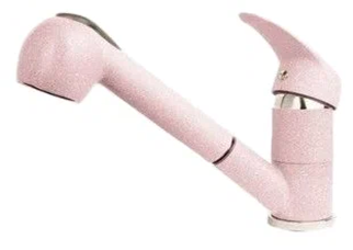 Кухонный смеситель 1774 розовый GranFest 