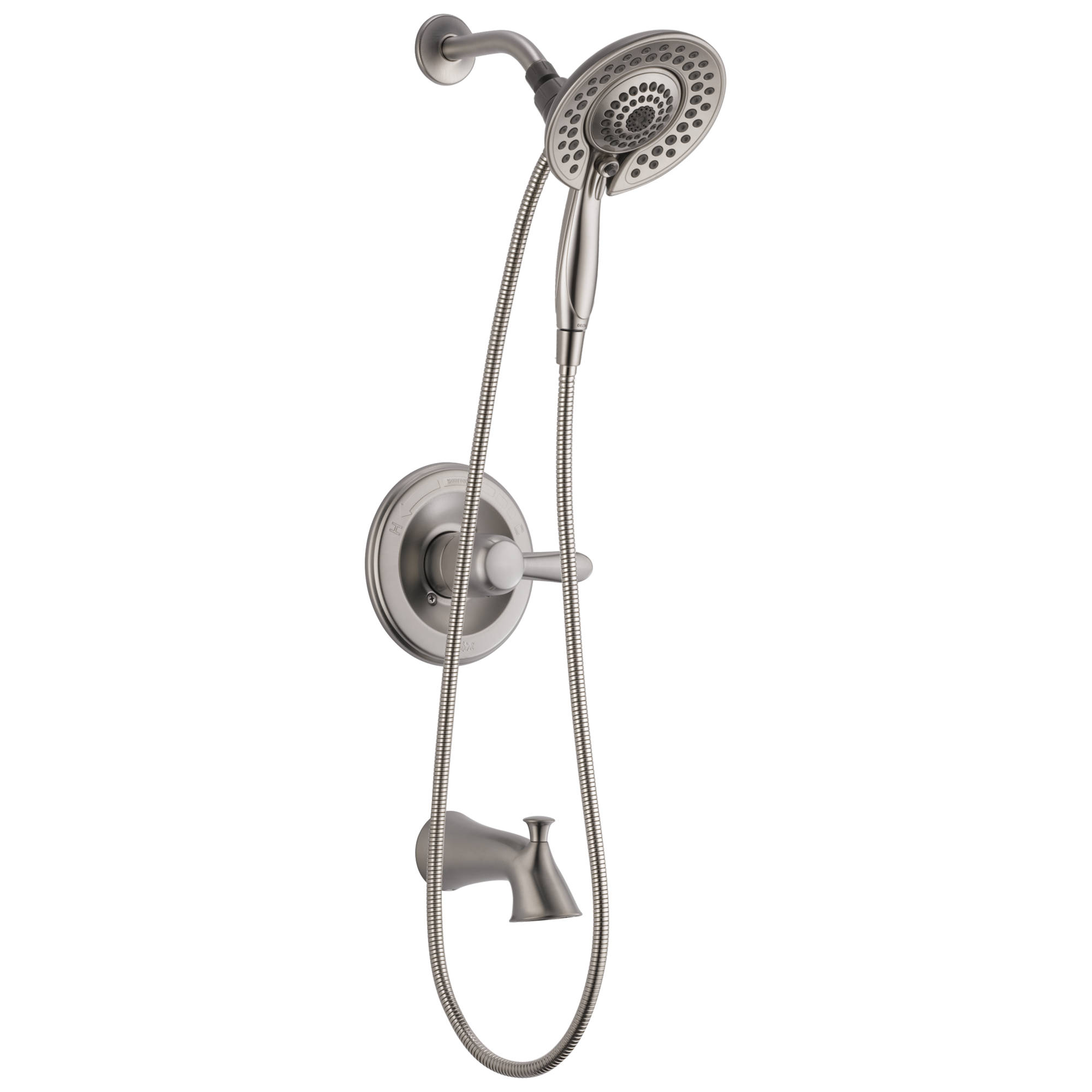 Монитор серии 14 для ванны и душа с душем два в одном WaterSense In2ition Delta Faucet 144938DC-SS-I20