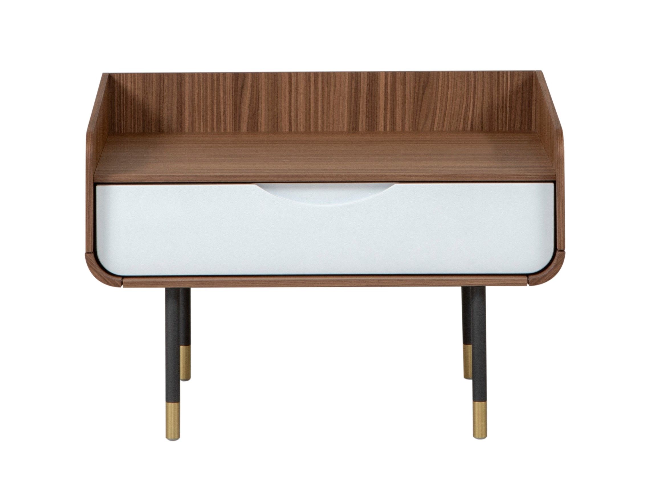 Прямоугольная прикроватная тумбочка из орехового дерева с ящиками Tonin Casa ARCH-00117722