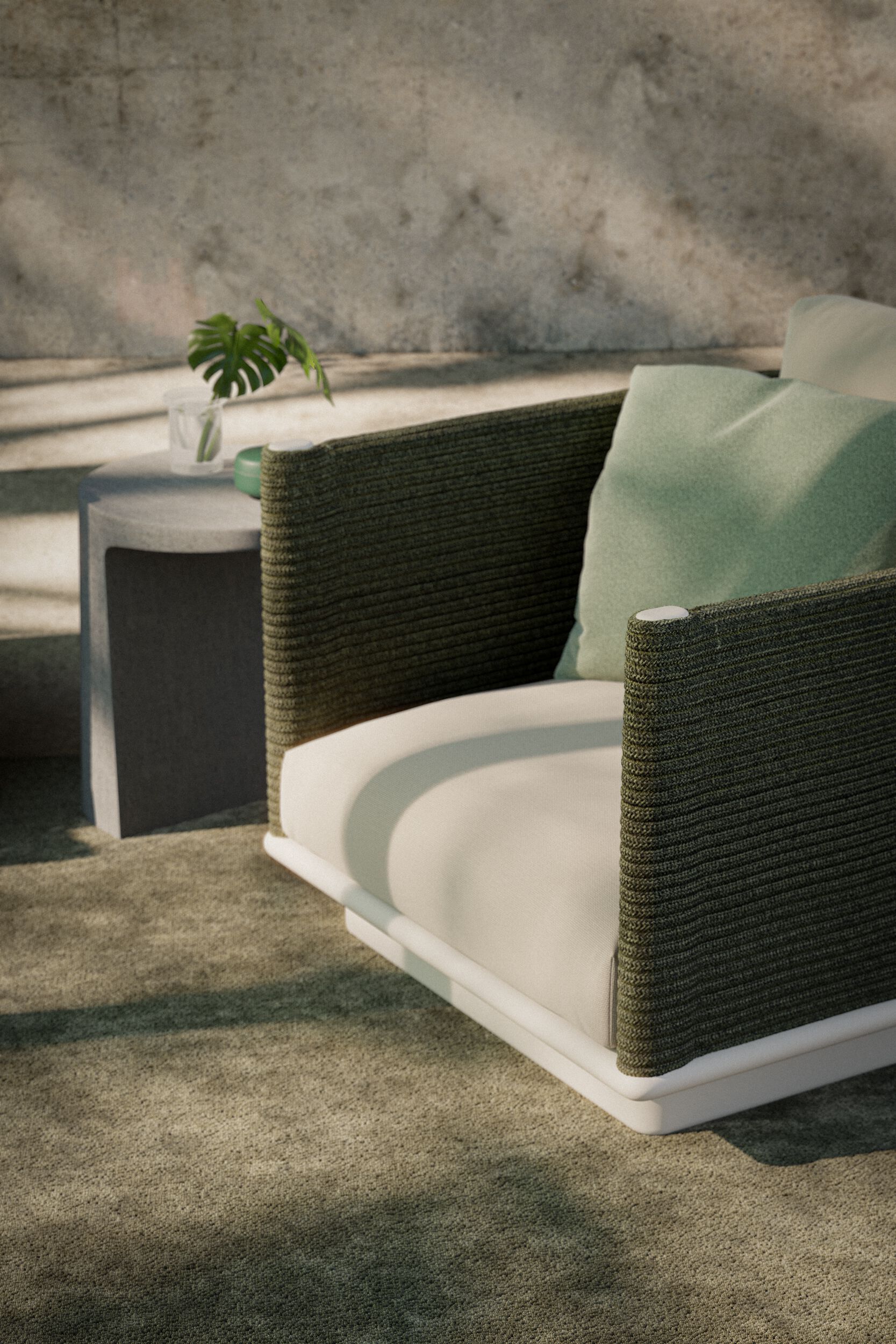 Тканевое садовое кресло с подлокотниками Kettal Джиро ARCH-00069620 - Вид №7