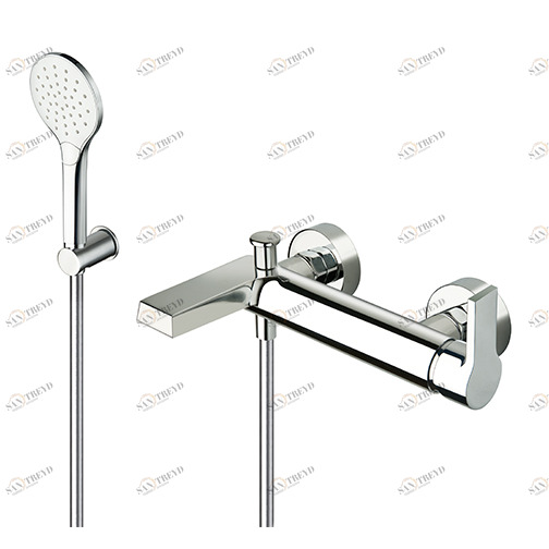 CRIOG180 Внешний смеситель для ванны с гибким шлангом LONG LIFE и ручным душем с 3 функциями против известкового налета Cristina Rubinetterie 