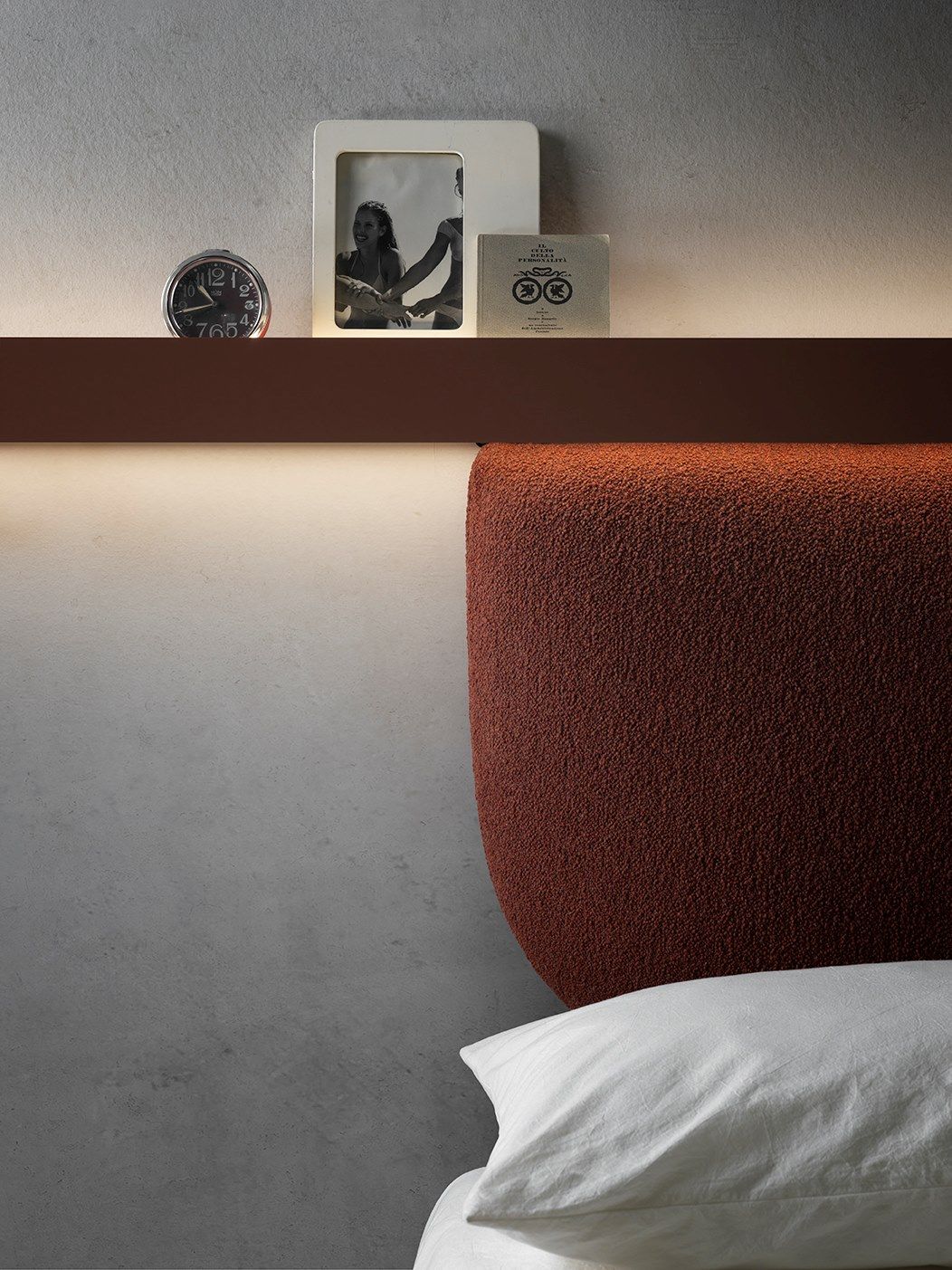 Кровать со встроенным освещением с мягким изголовьем Caccaro Groove ARCH-00104924 - Вид №3