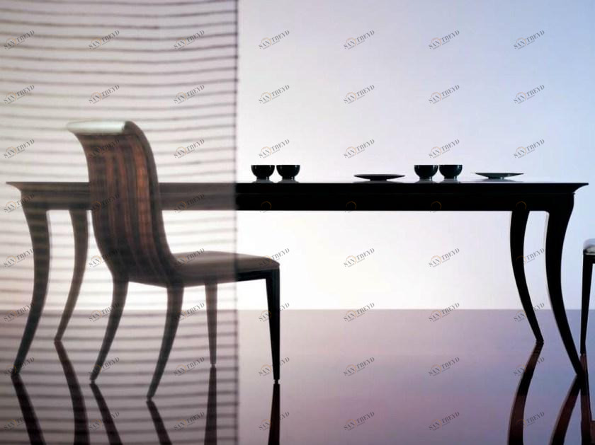 OAK Прямоугольный стол дерево-бронза Percorsi sun-id-1410970