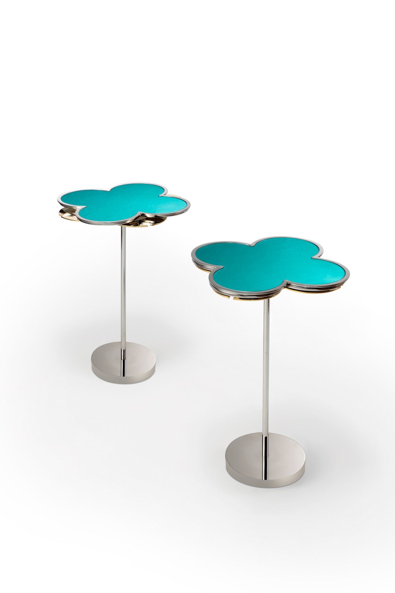 Хромированный металлический журнальный столик REFLEX FIORE 40&55 ARCH-00003907 - Вид №6