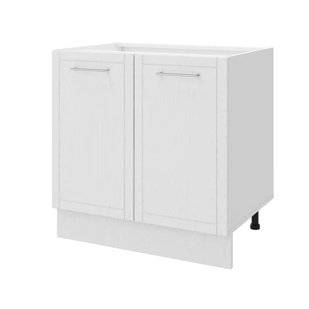 Кухонный шкаф напольный Агидель 80x82.5x58 см МДФ цвет белый 86584972 STLM-2141284 DELINIA - Вид №2