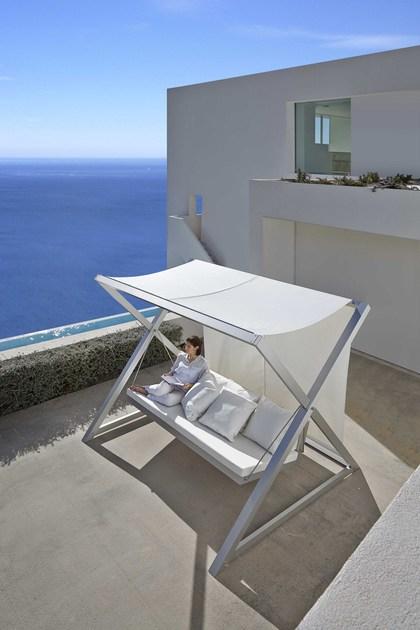 GANDIABLASCO 3-х местное алюминиевое кресло-качалка Nao-nao sun-id-1516414 - Вид №3