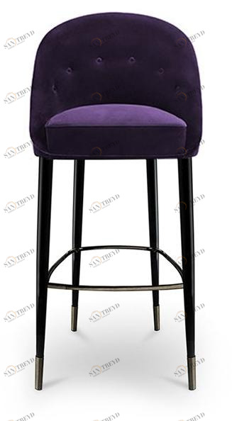 KOKET Табурет из мягкой ткани с подставкой для ног Nessa sun-id-1479136