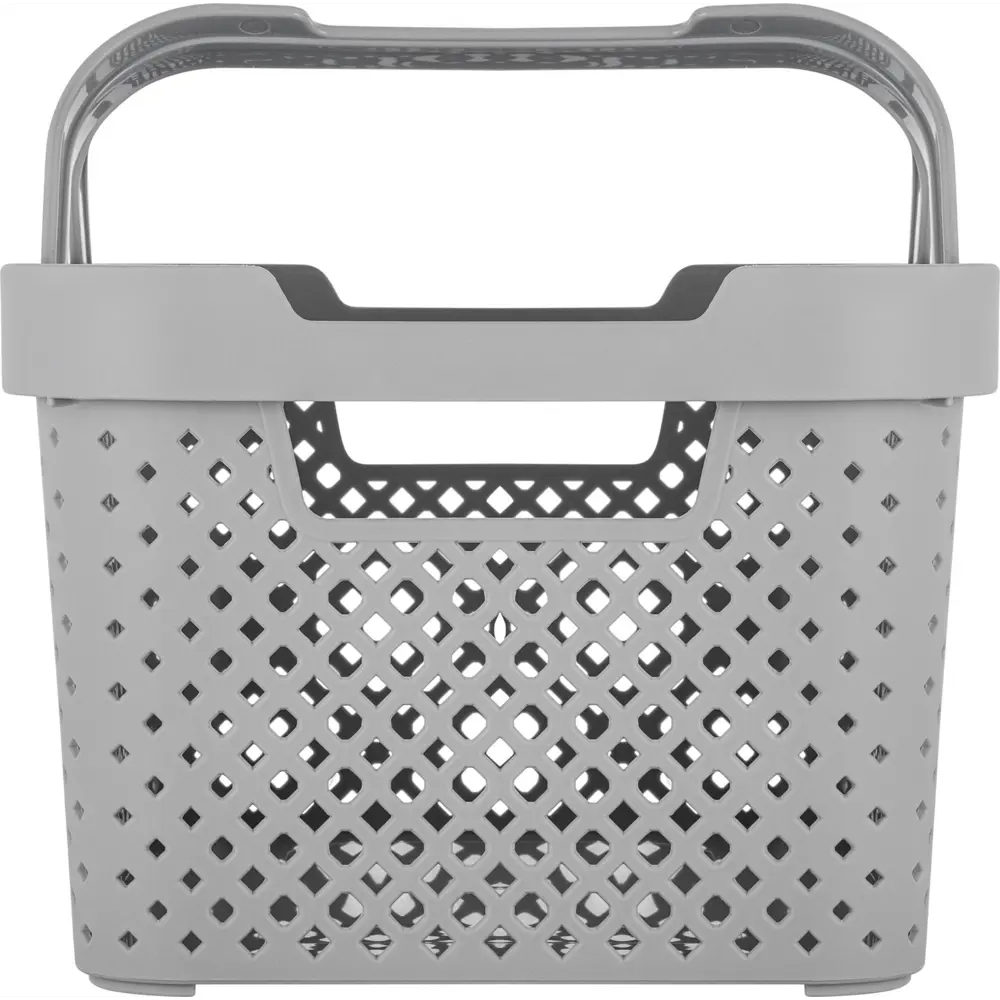 Корзина для хранения PLAST TEAM Mien серая 26×13.7×19.2 см 89421606 STLM-1567768 - Вид №1