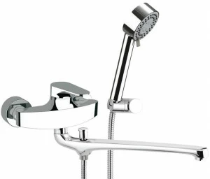 Remer Rubinetterie Смеситель для ванны настенный с ручным душем Class line L 49