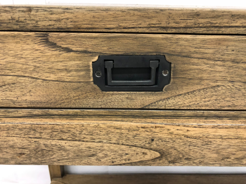 Консоль деревянная вяз с ящиками и полкой Military от Eichholtz EICHHOLTZ EICHHOLTZ, ПОД СТАРИНУ 061028 Коричневый  - Вид №7