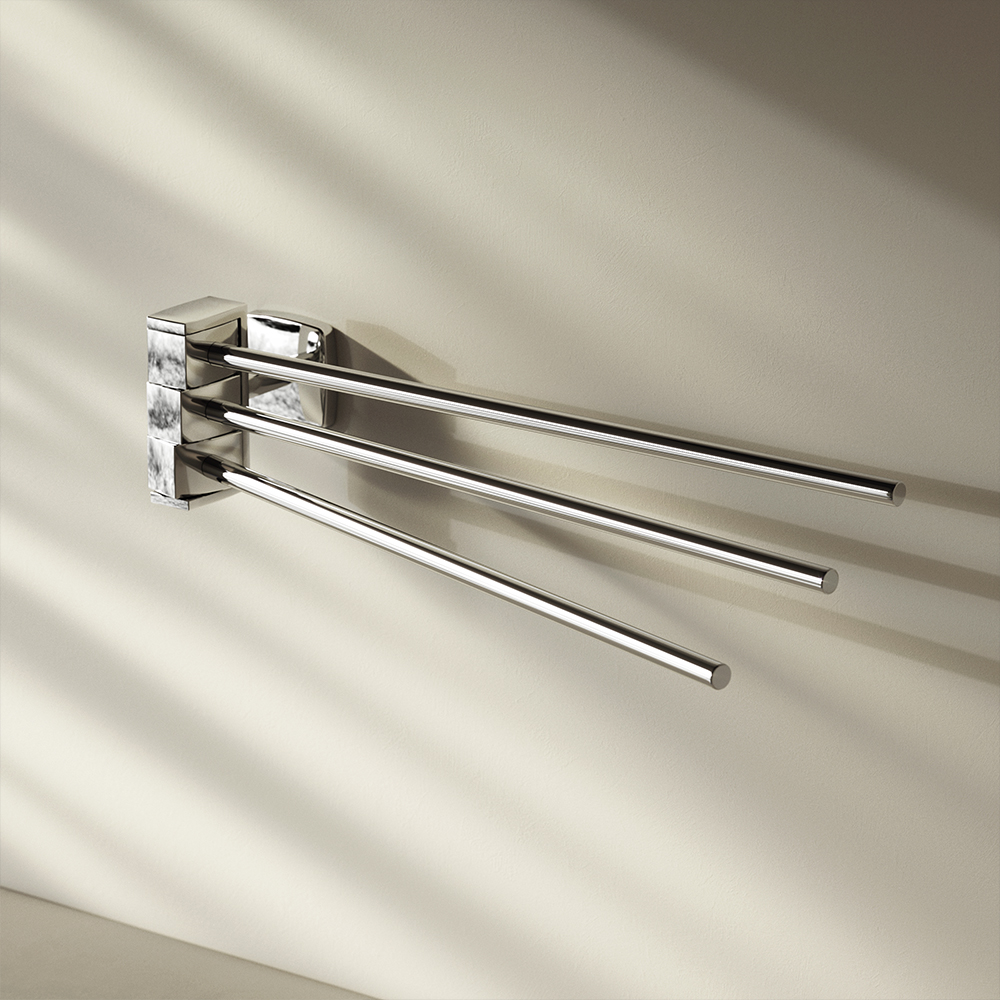 A9032700 Тройная вешалка-вертушка для полотенец AM.PM Gem