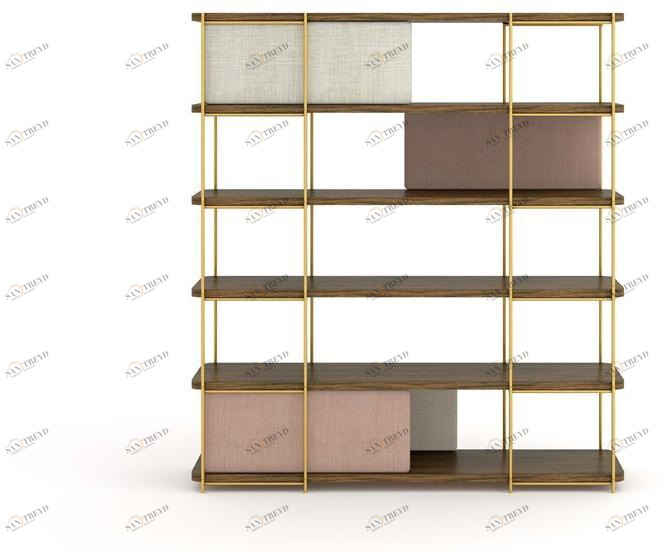 Momocca Модульный двухсторонний книжный шкаф Julia Je02