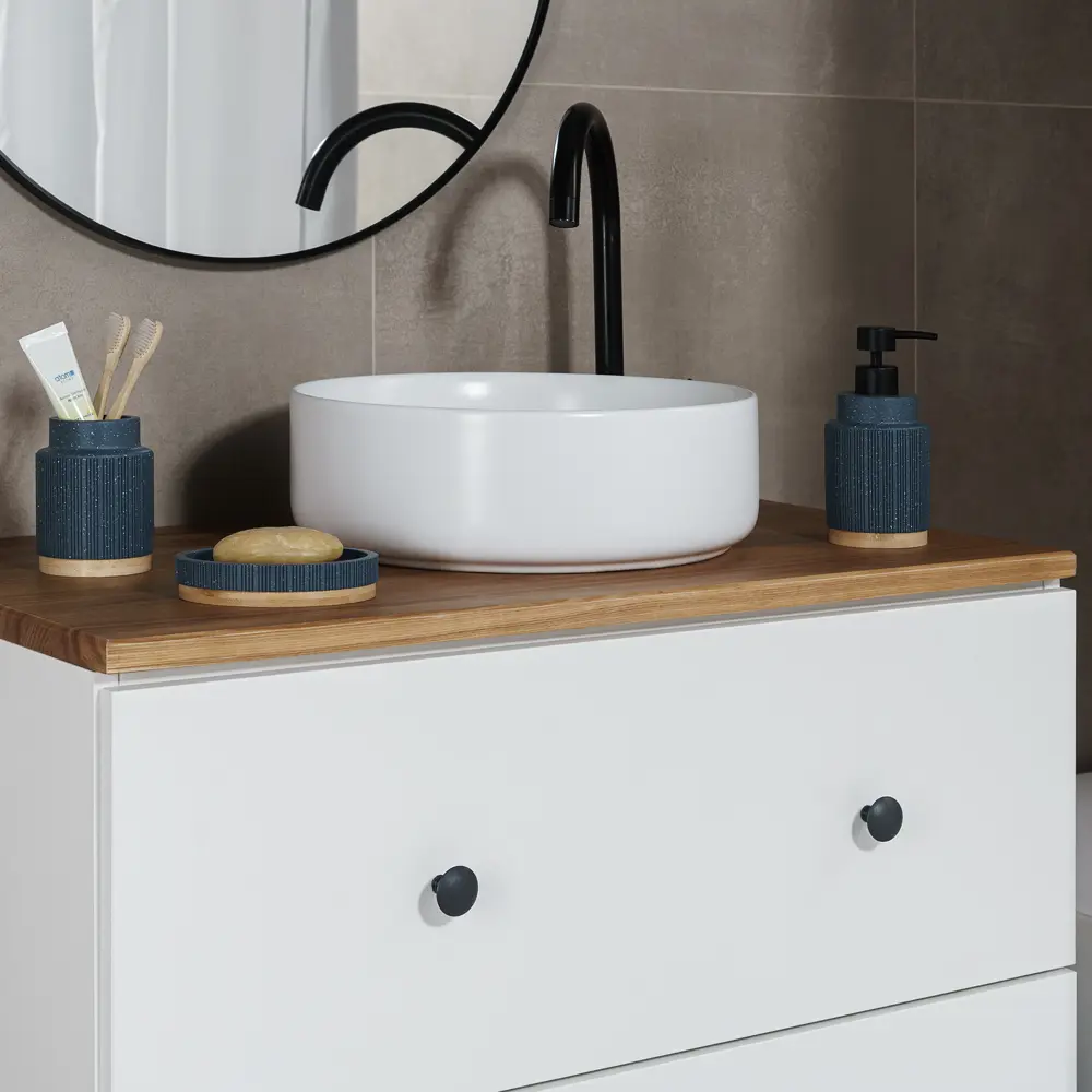 Мыльница Verran Sirius в синем цвете — стильный аксессуар для современной ванной 89384122 STLM-1563434 - Вид №9