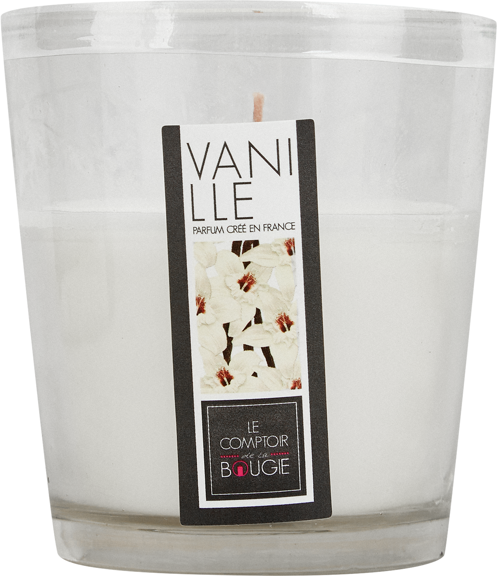 87051571 Свеча ароматизированная в стекле Ваниль белая 8 см STLM-0073120 ATMOSPHERA  - Вид №2