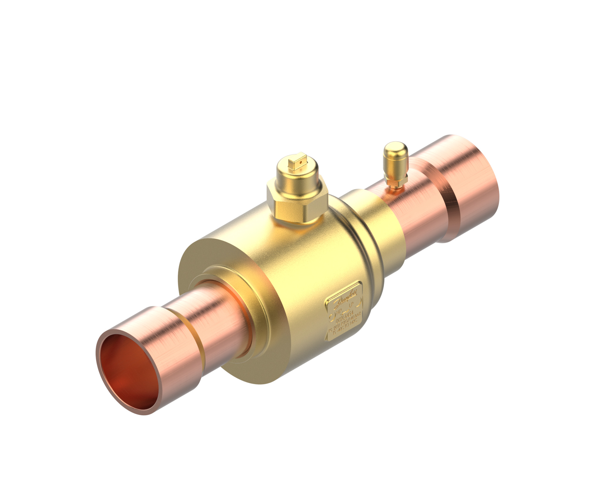 Danfoss GBCT — Запорные шаровые краны для CO2 140 бар GBCT 54s Кран шаровый 009L6412  - Вид №12