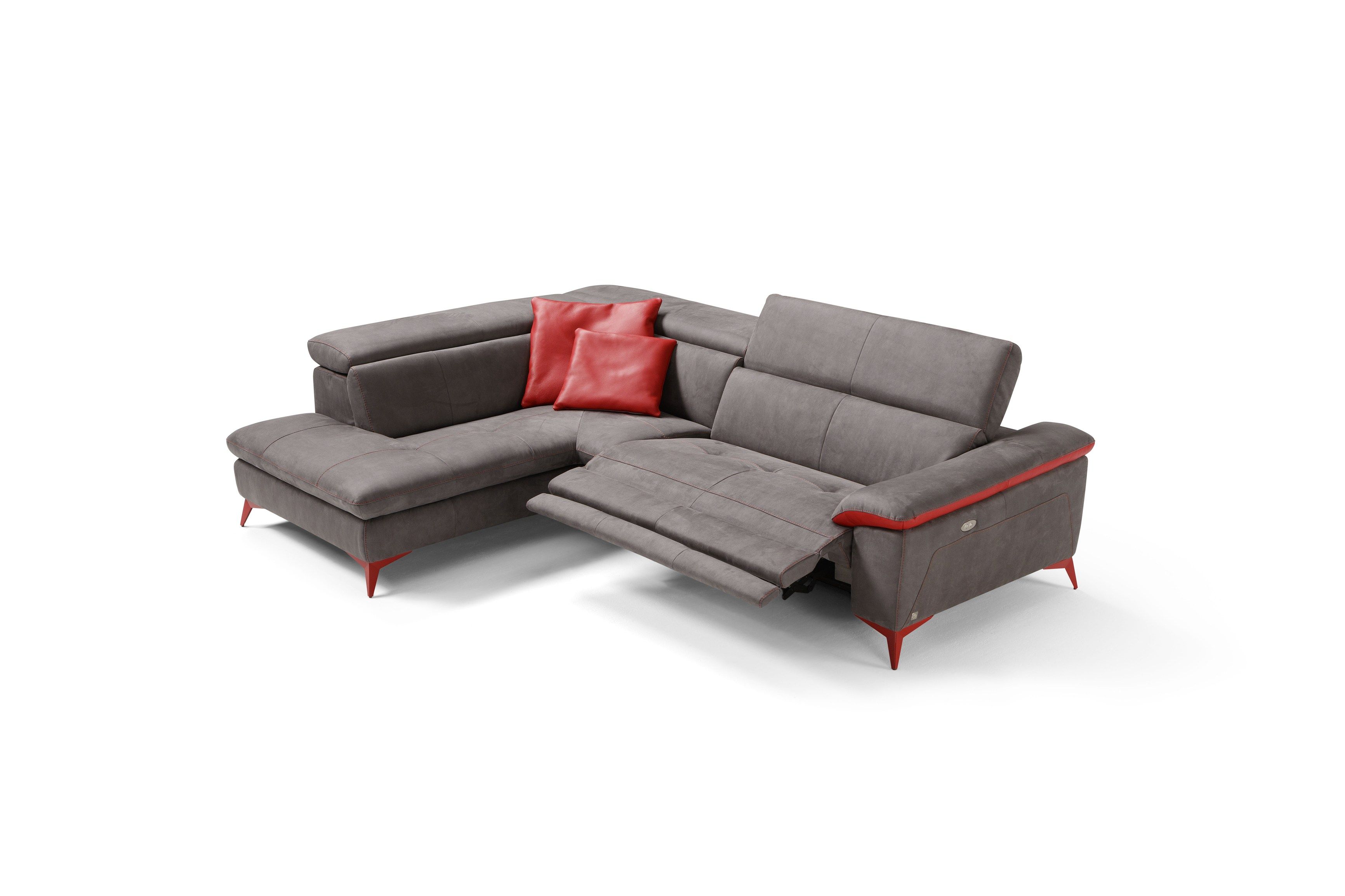 Кожаный угловой диван с электрическим движением Egoitaliano MARTINE ARCH-00111369 - Вид №2