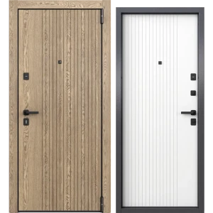 Дверь входная металлическая Клауд Форест 86x205 см правая бьянко