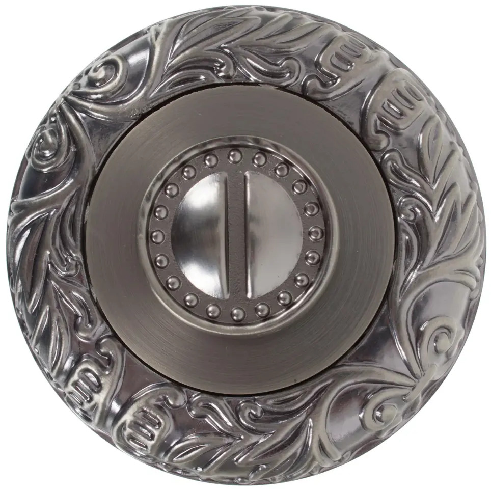 Фиксатор дверной FUARO BK6 SM AS-3 античное серебро с защитой от детей 18764252