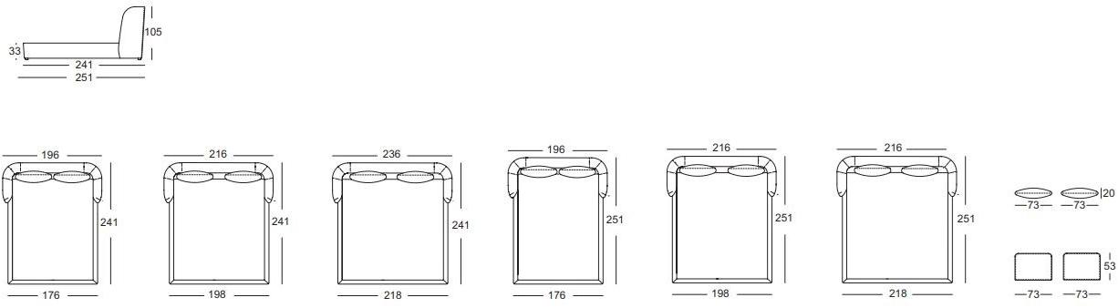 Rolf Benz Двуспальная кровать из ткани  1400  - Вид №6