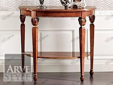 Arvestyle Консоль в форме полумесяца из массива дерева Vania Br-2218