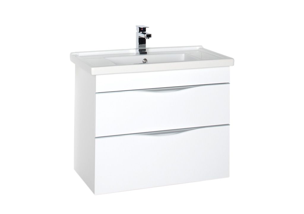 Тумба под раковину Aquanet Эвора 80 белый sun-id-270690 - Вид №1