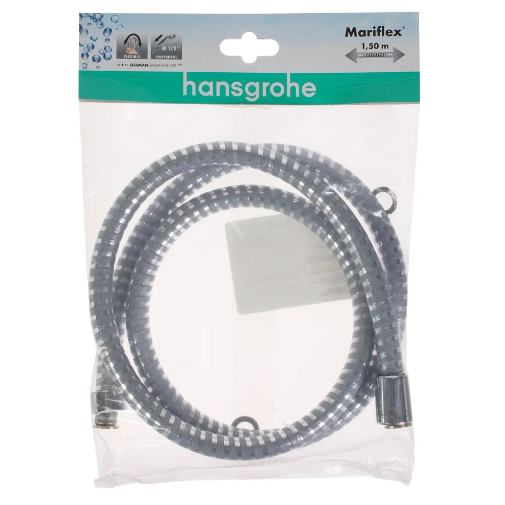 Шланг для душа Hansgrohe Mariflex 28153000 1.5 м ПВХ хром 81971435 STLM-2052324  - Вид №7