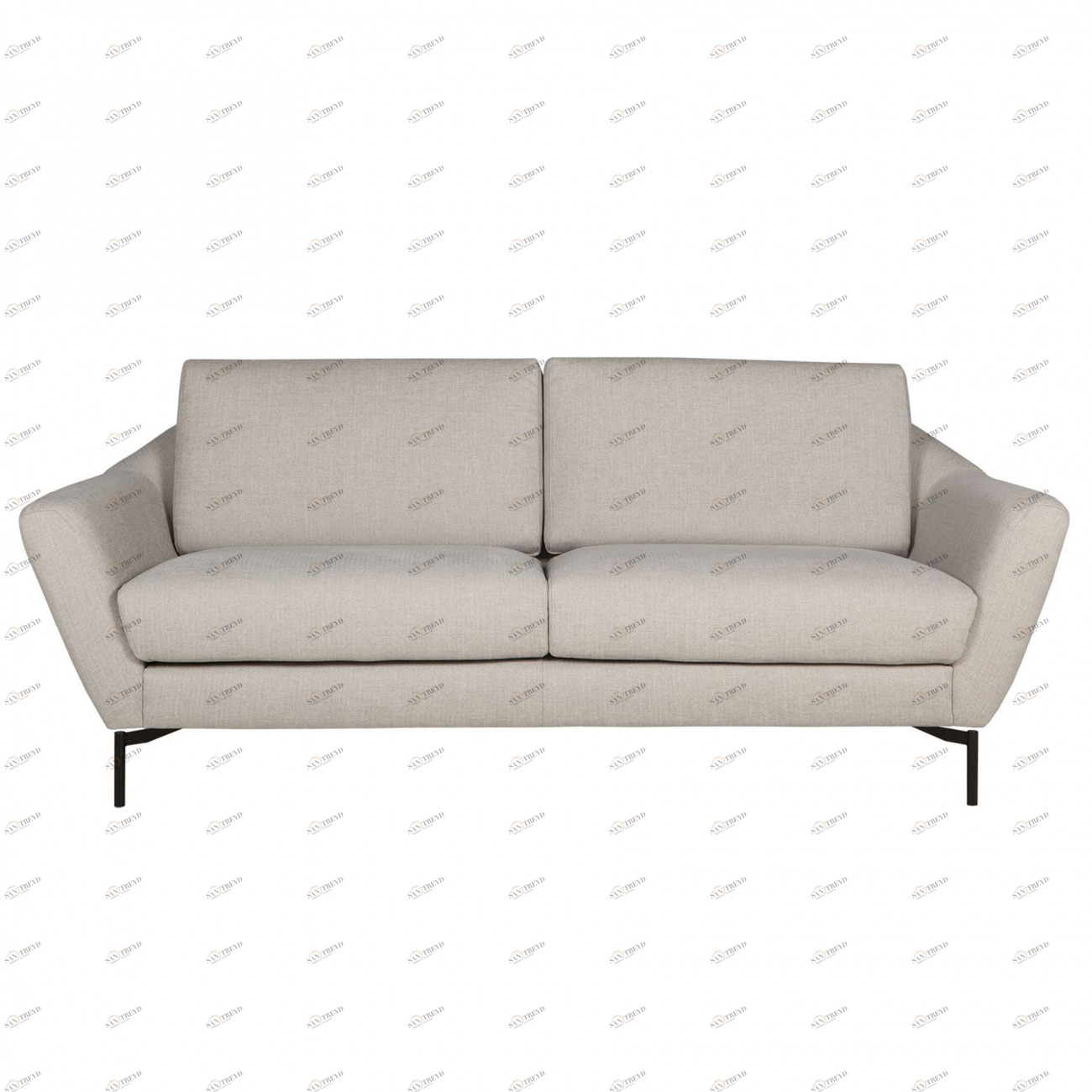 Диван двухместный прямой светло-серый Agda SITS AGDA 191856 Серый 