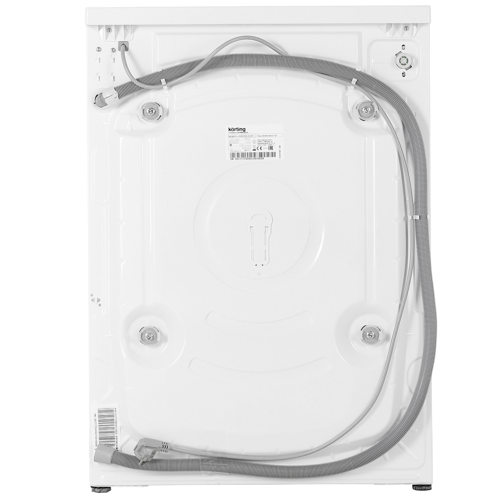 5355545 Стиральная машина Korting KWM 58LS1297 белый STDN-0082278 - Вид №8