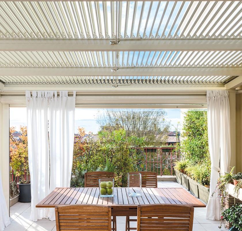 MV Living Настенная пергола из алюминия с регулируемыми жалюзи Bioclimatiche sun-id-1388674 - Вид №4