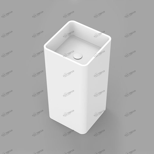 TBT0502 Накладная раковина на столешницу  квадратная Dimasi 