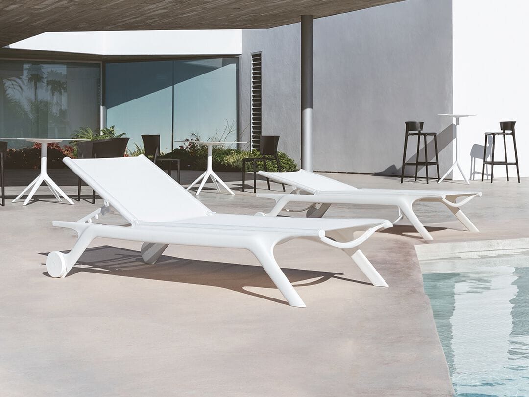 Лежак для сада с колесами Vondom Африка ARCH-00077519 - Вид №10