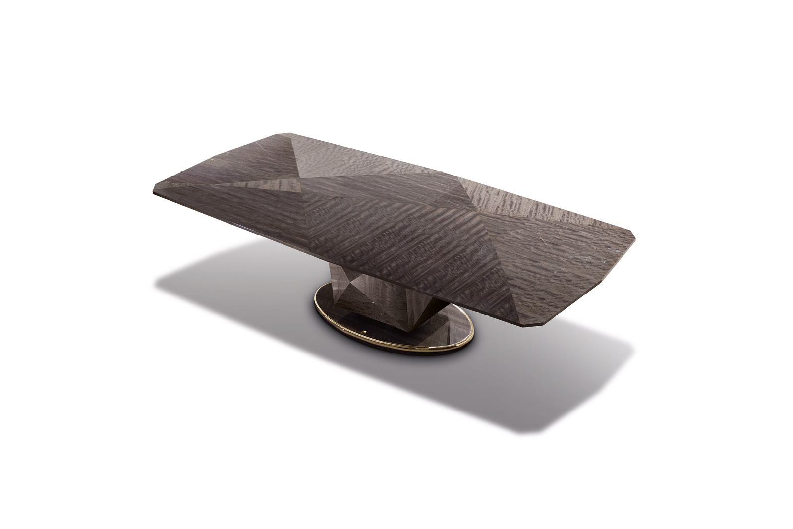 5900 Infinity прямоугольный стол с деревянным основанием - giorgio collection