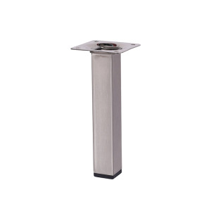 Опора мебельная квадратная , 150x25x25 мм, никель LJPS0250 Public Steel Россия