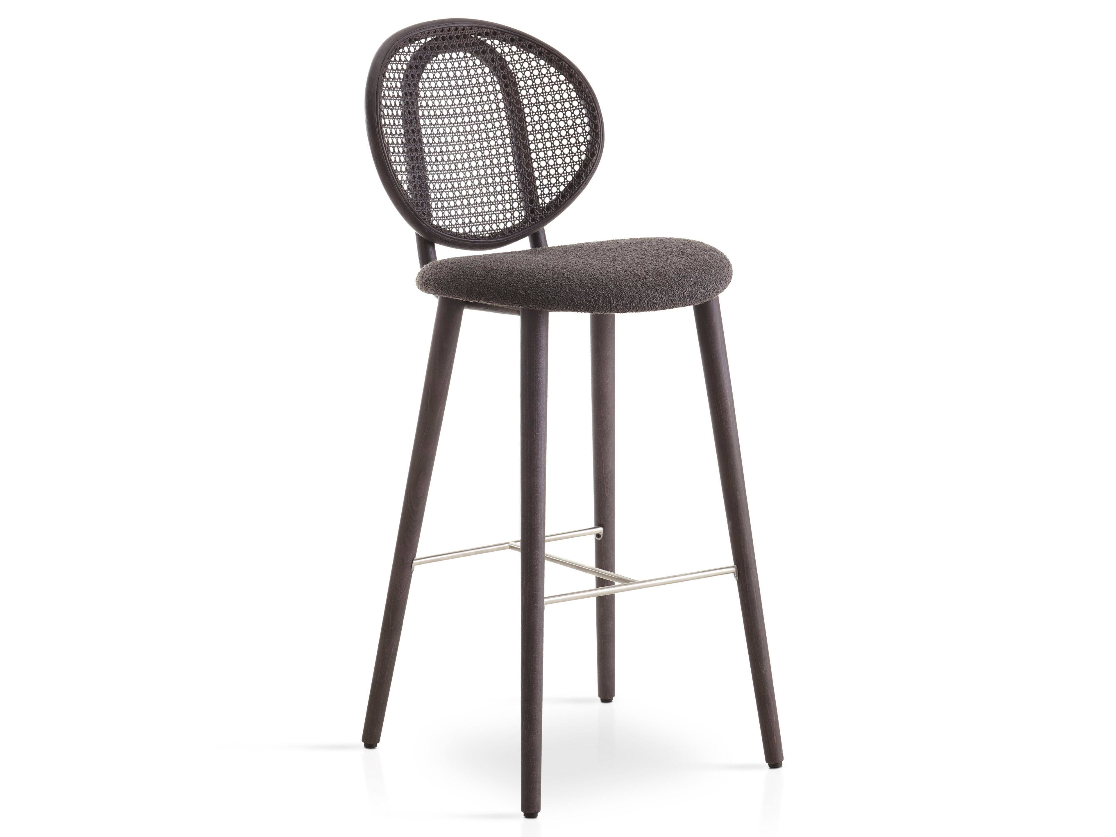 Высокий стул из ротанга с мягким сиденьем EXPORMIM Loop ARCH-00133208