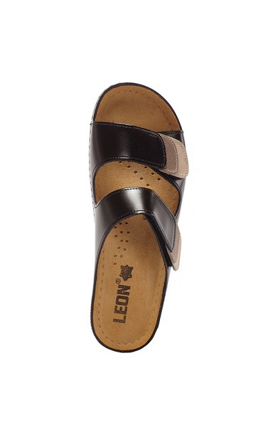 62380 Сандалии "Leon" женские черные LEON  Врач  размер 36  - Вид №1