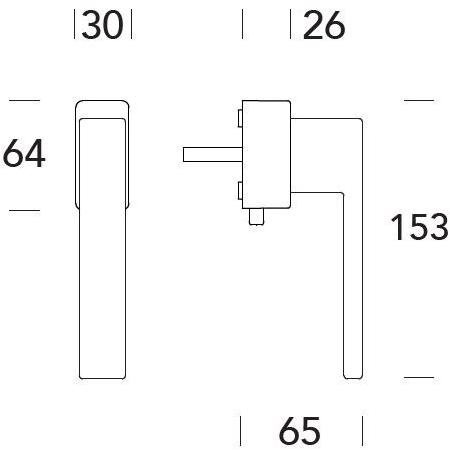 Reguitti Оконная ручка dk на розе Q-arte A124dkq7550 - Вид №2