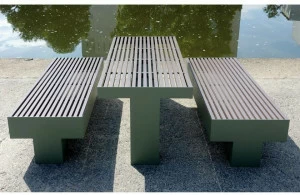 BENKERT BANKE Прямоугольный стол для общественных мест Comfony