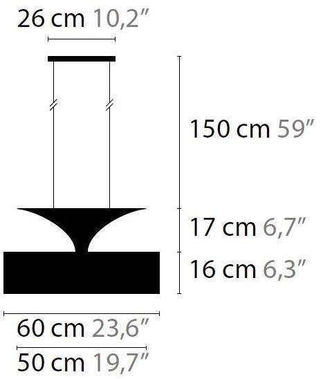 ILFARI Подвесной светильник прямого и отраженного света Airwave sun-id-1475941 - Вид №4