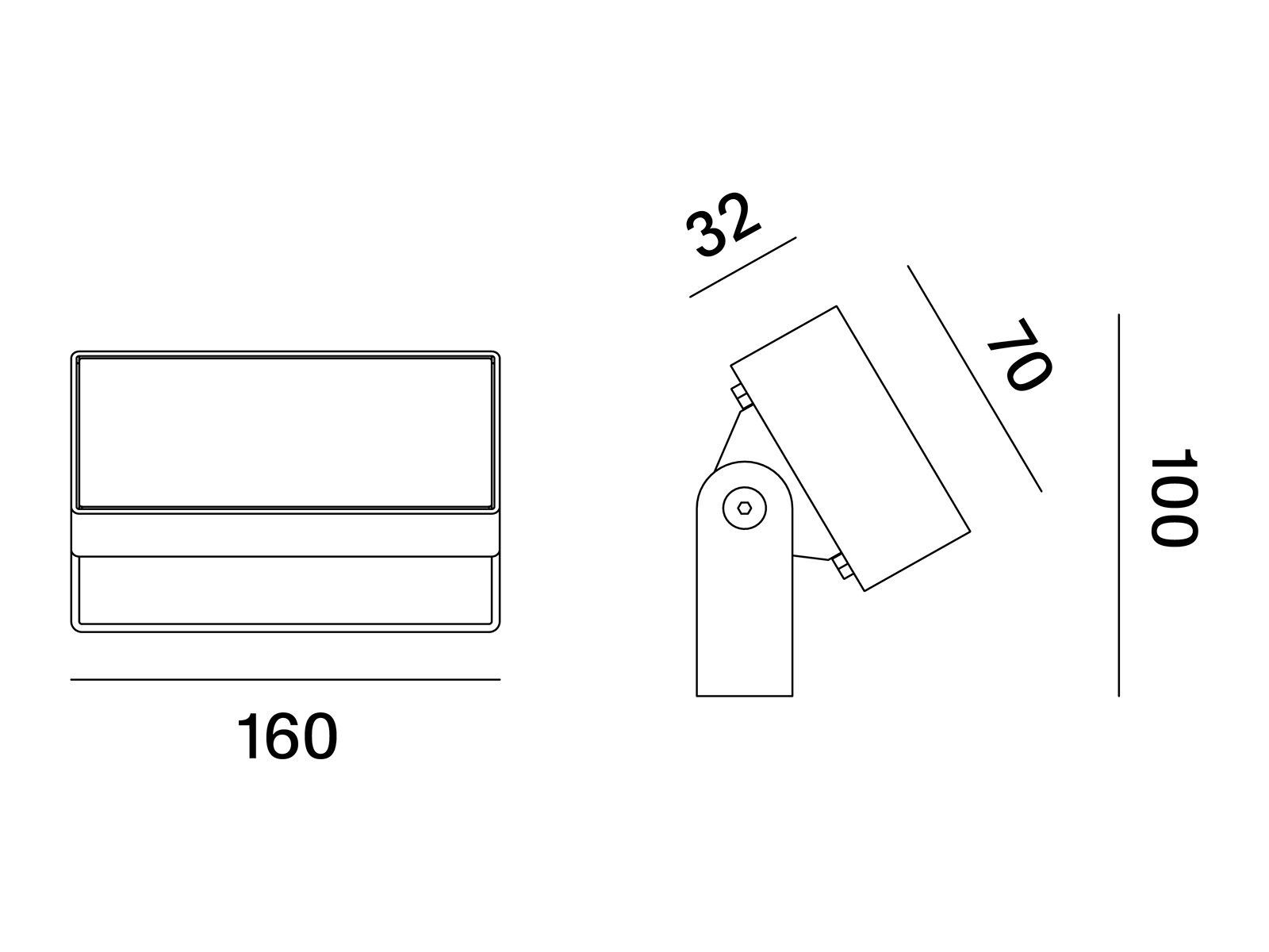 Регулируемый светодиодный прожектор из нержавеющей стали Stral BAJA ARCH-00089234 - Вид №15