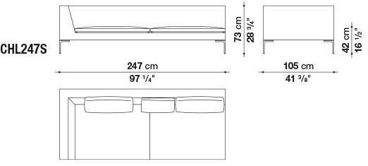 B&B Italia Модульный тканевый диван Charles large sun-id-1368437 - Вид №12